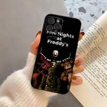 Five Nights At F-Freddys Fnaf Phone Case Compatible With  17, 16,15,14,13,12,11 Plus,Pro Max, Others Soft Black Cover, Cover Compatible With  17 Pro Max Case,  17 Pro Case,  17 Case,  16 Pro Max Case - z6 - 查看 8