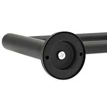vidaXL Porte-serviettes Noir 61 x 14,5 x 5 cm Acier inoxydable - Noir - Voir 10