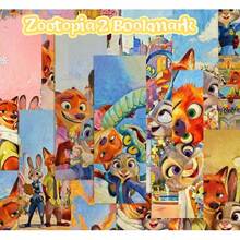16/32pcs Disney Zootopia 2 Bookmarks, Mini Cards, Anime Judy & Nick Hand-Drawn Lomo Cards - Multicolor - View 7