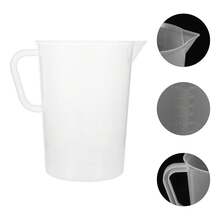 Taza medidora de plástico  5000 ml graduada transparente de calidad premium - 1 - Ver 6