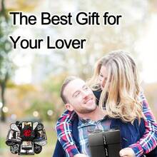 Explosion Trap Surprise Photo Album Gift Box, DIY Heart-Shaped Scrapbook Photo Box, Suitable For Birthday, Anniversary, Wedding, Valentine's Day Surprise Gift (Black) - Multicolor - View 8