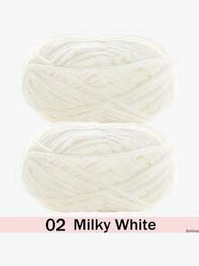 1/2包天鹅绒柔软纱线，50克/包，60米/包，手工DIY编织中等粗细纱线，冰棒色纱线，粗涤纶柔软编织纱线，适合DIY工艺品，适合编织围巾、帽子、鞋子、包包、靠垫、玩偶、毯子、拖鞋、手工钩编项目等等。 - 彩色 - 查看 75