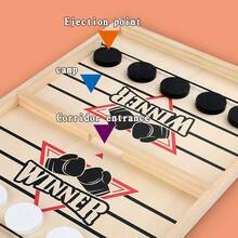 桌面弹跳对战象棋游戏，派对游戏，减压玩具 - 彩色 - 查看 7