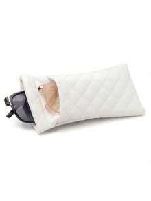 PU Glasses Case Double Layer Storage Bag For Glasses Phone & Accessories Storage Portable Sunglasses Pouch Holder Multi-Functional Glasses Protection Cover For Women And Men For School Office Travel Glasses Stand Travel Essentials Sleek Accessory Travel Accessories Back To School - Multicolor - View 13