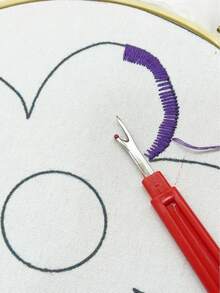 Set de 8 piezas de descosedores, 4 grandes y 4 pequeños con cubiertas protectoras, adecuados para coser, bordar y recoger hilos de manualidades