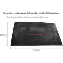 2 Piezas de Persianas de Coche,Parasol para la Ventana de Coche Bloqueador de Rayos Solares Proteger del la Luz de Sol,Parasol para Niños Protección Solar Coche Bebé (Ventana Trasera),37057095 - A - Ver 6