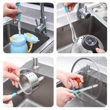 多功能清洁刷，吸管刷，奶瓶刷，不锈钢吸管清洁器，婴儿奶瓶清洁器（颜色随机）