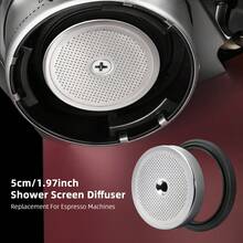 50mm Shower Screen Diffuser Replacement Compatible With Delongi EC685 EC680 EC9335M EC2351 Espresso Machines - Black - View 3