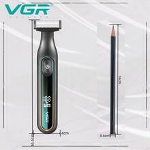 VGR Beard Shaver Professional Beard Shaver Waterproof Beard Trimmer Digital Display Electric Beard Shaver Handheld Rechargeable Shaving Machine V-360 - Multicolor - View 8