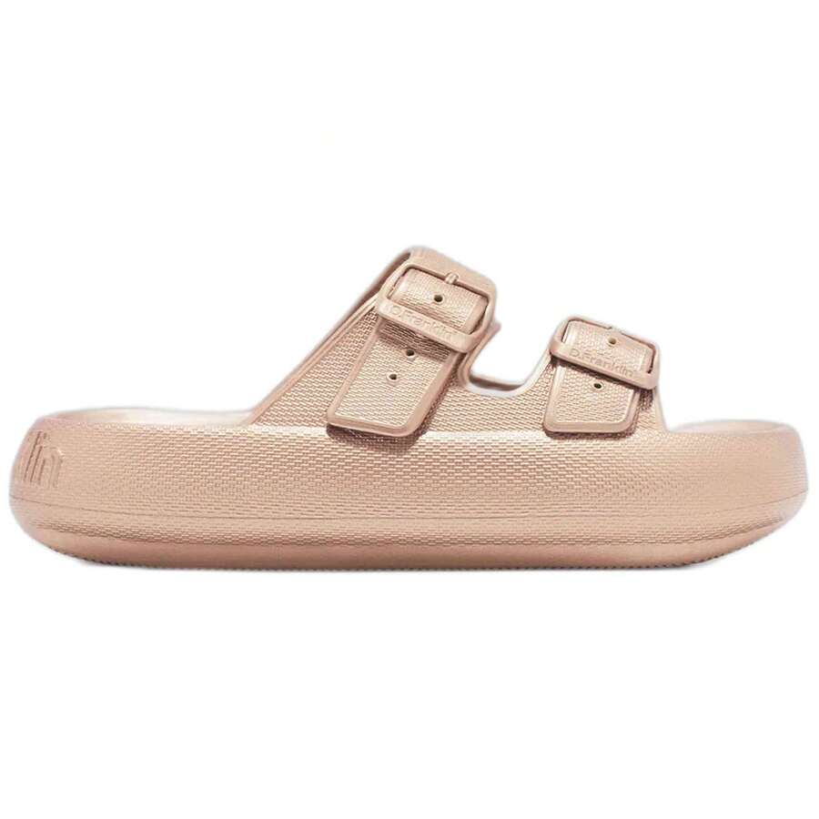 D.Franklin Sandals DFSH334001-ROSE For Women In Color Golden - الذهبي - مشاهدة 1