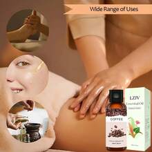 LZJV 100ml/3.4oz, 30ml/1.0oz Difusor de aceite esencial de café, Aceite esencial de café, Aceite de masaje, Difusor de fragancias para el hogar, Fragancias para el hogar, Cuidado facial, Regalo - café - Ver 6