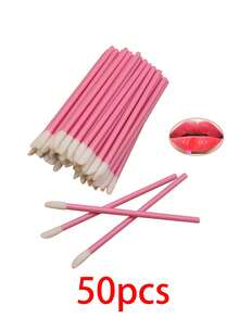 500pcs/Pack, 300pcs/Pack, 100pcs/Pack, 50pcs/Pack Disposable Lipstick, Lip Brush, Lip Gloss Wand, Lint-Free Makeup Brushes, Beauty Tools - Multicolor - View 17