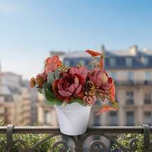 Artificial Flowers - Burgundy - View 5