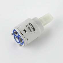 Cartuchos de grifo de 40/35/25mm, mezclador de cartucho Sedal de bajo par, accesorios de grifo, husillo de Base plana, rotación libre - 25 milímetros - Ver 4