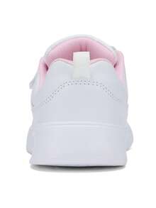 1双儿童休闲运动鞋，低帮滑板鞋，男女童通用，适合上学和休闲穿着 - 粉白色 - 查看 7