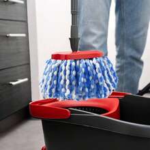 4 Pack Mop Replacement Heads For O-Ceda EasyWrin Spin Mop, Microfiber Spin Mop Refills, Easy Cleaning Mop Head Replacement - ColorB - 查看 5
