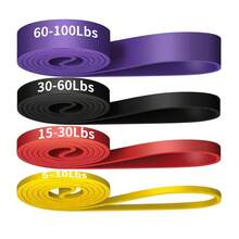 Resistance Bands, Pull-Up Assist Bands, Yoga Stretch Bands, Fitness Bands, Training Bands, Leg Resistance Bands Set, Fitness, Muscle Training, Shaping, Unisex