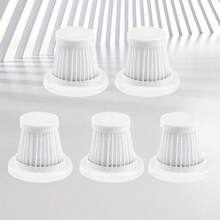 [Vacuum Cleaner Filter] 5/10pcs Washable PET Filter Nets For Handheld Car Vacuums - Durable, Reusable Mini Vacuum Cleaner Filters With Enhanced Suction Power & Performance, Fit For All Handheld Car Vacuums, Easy To Clean & Replace, Car Vacuum Cleaner Accessories, Transparent Design, Reusable Filters - Multicolor - View 12