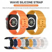 适用于华为 Watch Fit 4 Pro 4 3 的柔软运动硅胶表带，可替换表带/手链，也适用于华为 Fit 4 Fit 4pro 表带 - Fit3/4/4Pro - 查看 3