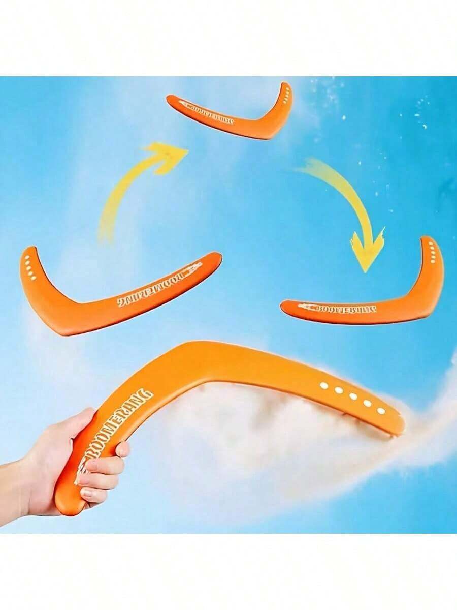 Outdoor Boomerang: Made Of High-Density EVA Material, Easy For Beginners To Use. It Is An Excellent Prop For Outdoor Social Activities, And Also A Perfect Gift For Birthdays, Valentine's Day, Graduation Season, And Party Entertainment. Portable And Fun.
