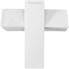 100 Piezas Tarjetas De Exhibidor De Joyería Para Collar Y Aretes Tarjetas De Presentación Para Vender Pendientes Y Collares En Ferias Y Eventos,37368836 - Multicolor - Ver 1