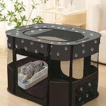 1pc Foldable Pet Nest/Cage, Cat Delivery Room, Dog House, Pet Supplies