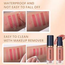 beauty glazed Velvet Texture Lightweight Natural Waterproof Long-Lasting Liquid Blush, Suitable For Cheeks, Eyes And Lips. - #101 - View 6
