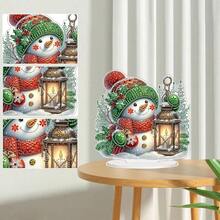 Fairyland JinWenn Decor For Home Diamonds Art Kit Decorations, Christmas Snowman Diamonds Painting Kit For Adult Tabletop Gift DIY 5D Diamonds Dots Christmas Special Crystal Diamond 7.8x7.8 Inch - DP02469 - 查看 5