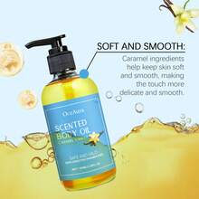 OceAura 焦糖香草滋养身体油 - 蕴含乳木果油，深层滋润干燥肌肤，持久甜美香气，温和舒缓，适合所有肤质 - 薰衣草色 - 查看 12