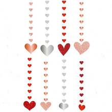 Adorno colgante, decoración romántica de corazón, recuerdo de fiesta, decoración del hogar para el Día de San Valentín o cumpleaños. - vistoso - Ver 3