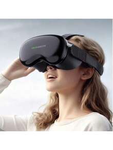 4K 3D VR Headset - Anti-Blue Light, Batteryless, Adjustable Ergonomic Lightweight VR Glasses, Compatible With Android/IOS Smartphones, Immersive Home Theater/Gaming VR Headset, Durable & Comfortable Multimedia VR Accessory