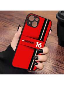Custodia per telefono Charles Leclerc 16, cover opaca trasparente compatibile con 16, 15, Max 14, 13, Mini 12, Pro 7, 8, 11, XR, Xs, X, Plus, cover posteriore, cover compatibile con 17 Pro, 17 Pro Max, 17, 16 Pro - Z2 - Visualizzare 8