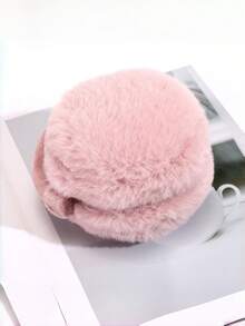 1pc Unisex Solid Color Earmuffs - Soft Plush Earmuffs, Foldable, Comfortable And Warm, Suitable For Outdoor Activities In Winter - Multicolor - View 13