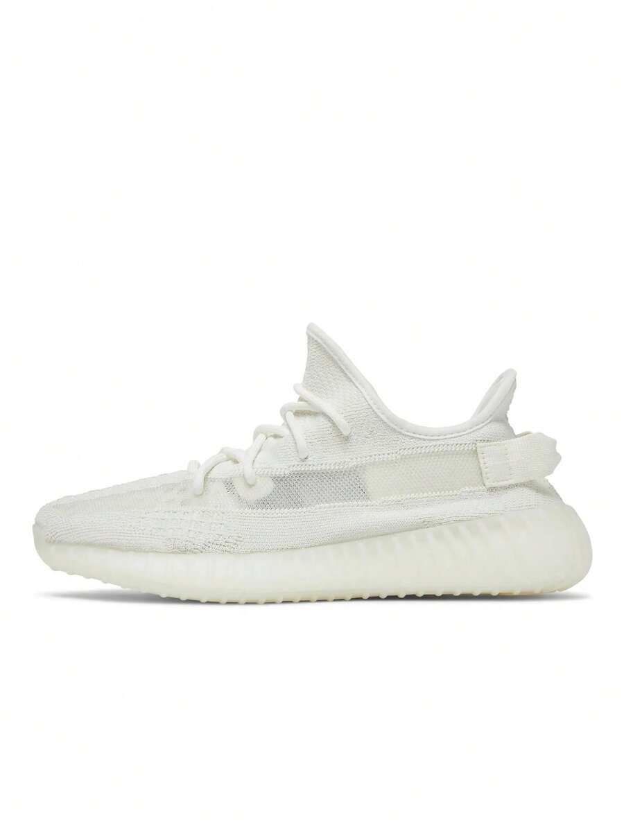 Adidas Yeezy Boost 350 V2 Bone 男士运动鞋 全白 Primeknit Boost 缓震 HQ6316 - 骨 - 查看 1