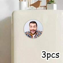 1/3个定制照片冰箱贴 - 不对称亚克力冰箱贴 - 温馨可爱特别的家居装饰 - 情侣照片冰箱贴、母女照片冰箱贴、狗狗照片冰箱贴、全家福冰箱贴、情侣礼物 - 彩色 - 查看 14