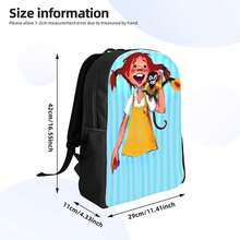 D Deadpool Backpack - Bright Cartoon Character Design, Durable, Hand Washable, Perfect For School And Short Trips, Ideal For College Students - 混合 - 查看 4