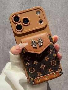 Dây đeo cổ mới có nơ và chữ tiếng Anh, tương thích với iPhone 17 Pro, 16 Pro Max, ốp lưng hoạt hình mới cho iPhone 15 Pro/14/13/12, ốp bảo vệ chống rơi cho iPhone 17 Pro Max. - Nhiều màu 99 - Xem 3