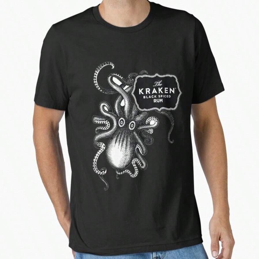 YKraken Ron Camiseta Esencial - Negro - Ver 1