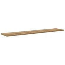 Larryhot Tablero de Estantería 4 pcs Marrón 100 x 20 x 1,5 cm, Fácil de montar, elegante y hermoso, y conveniente para almacenar artículos, es una opción ideal para el almacenamiento y la decoración del hogar. - Marrón - Ver 5