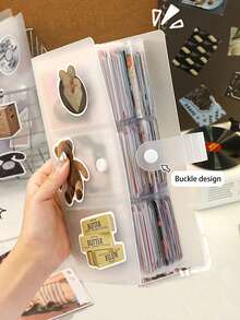 1 cuốn album ảnh, đựng bưu thiếp, sticker, vé xem phim, sổ lưu niệm, món quà lý tưởng cho ngày Valentine, lễ tốt nghiệp, sức chứa lớn 84/160 ảnh, chất liệu nhựa trong suốt và màu đen. - trắng - Xem 8