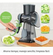 Tendencia3 En 1 Verduras Frutas Rallador Picadora Multifunción GrisCalidad premium - 1 - Ver 4