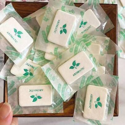 100个/80个/50个/20个香氛袋，适用于鞋盒、抽屉、衣柜，茉莉、香草、柠檬香味混合装