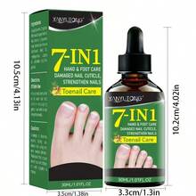 7Days Nail Care Oil With Ginger, Nail Care Solution For Hands & Feet - Hypoallergenic Moisturizing For Dry, Weak & Brittle Nails - Daily Use To Strengthen & Hydrate Nails With Long-Lasting Shine, Gentle Formula For Clean & Healthy Nails 1.01oz/Pc - 10g - 查看 8