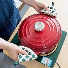 Japanese Style Heat Resistant Gloves, Microwave Oven & Kitchen Pot Handle Covers, Thickened Insulated Pot Holders