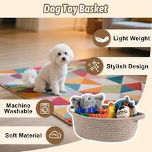 1pc Extra Large Thick Foldable Laundry Basket, Dirty Clothes Basket, Blanket Basket, Handwoven With Auspicious Buckle Handle, For Storing Clothes, Blankets, Pillows, Toys, Miscellaneous Items, Shoes, Suitable For Bedroom, Laundry Room, Hallway - Multicolor - View 7