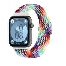 Correa trenzada tipo lazo para Watch Fit 3/4/4 Pro, brazalete de repuesto ajustable de nailon - Multicolor - Ver 20