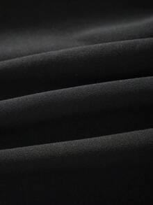 Plus Size Sweatpants - Black and Red - View 4