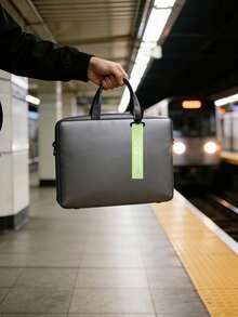 2pcs High Visibility Reflective Keychain, Double-Sided Safety Strips, Orange/Green & Black/White Color, Durable Nylon Webbing, Suitable For Night Walking, Running And Cycling, 7.48 Inches Long, Can Be Hung On Bags