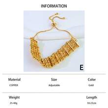 Dubai Multi Layer Gold Beads Bracelet 21k Gold Plated Arabian Islamic Religious Bangles Women Wedding Party Jewelry - Beads Bracelet - View 15