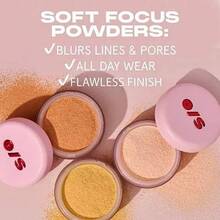 Patrick Starrr ONE/SIZE Ultimate Blurring Setting Powder - Vegan, Cruelty-Free, 24HR Shine Control, Pore Blurring, Soft Focus, Microspheres, No Flashback, 7 Shades Cosmetic - Trong suốt - Xem 4